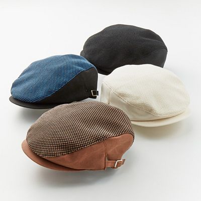 <倭微>刺子ハンチング ネイビーブルー 【三越・伊勢丹/公式】