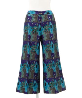 【SALE（三越）】＜KEITAMARUYAMA/ケイタマルヤマ＞ 幾何ラメジャカードパンツ 160044 ブルー 【三越・伊勢丹/公式】