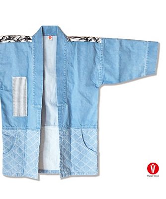 セレクトデニムはっぴ(法被) ライトブルー 男女兼用 【三越・伊勢丹/公式】