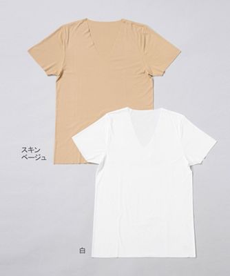 【SALE（三越）】＜ペネ＞ 【S】カットオフ Vネックシャツ(DU2315) 44・スキンベージュ 【三越・伊勢丹/公式】