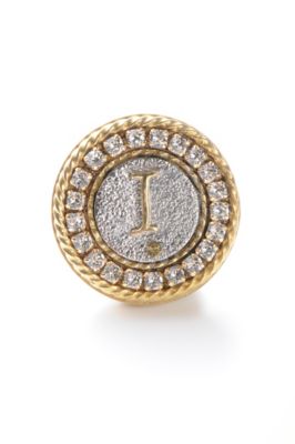 ＜リベルタス ゴルフィーノ/LIBERTAS GOLFINO＞ イニシャルマーカー/クリスタル Ｉ 【三越・伊勢丹/公式】