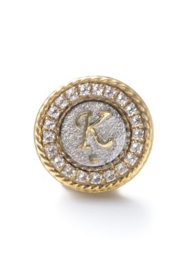 ＜リベルタス ゴルフィーノ/LIBERTAS GOLFINO＞ イニシャルマーカー/クリスタル Ｋ 【三越・伊勢丹/公式】