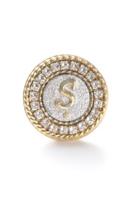 ＜リベルタス ゴルフィーノ/LIBERTAS GOLFINO＞ イニシャルマーカー/クリスタル Ｓ 【三越・伊勢丹/公式】