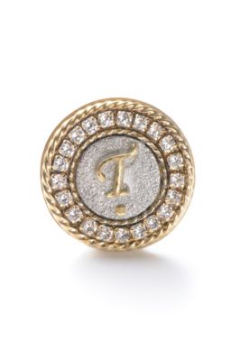 ＜リベルタス ゴルフィーノ/LIBERTAS GOLFINO＞ イニシャルマーカー/クリスタル Ｔ 【三越・伊勢丹/公式】