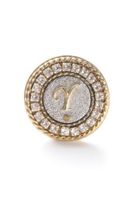 ＜リベルタス ゴルフィーノ/LIBERTAS GOLFINO＞ イニシャルマーカー/クリスタル Ｙ 【三越・伊勢丹/公式】