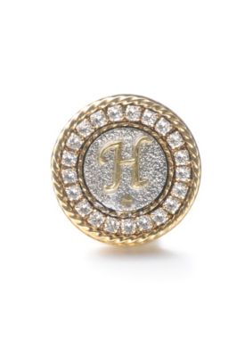 ＜リベルタス ゴルフィーノ/LIBERTAS GOLFINO＞ イニシャルマーカー/クリスタル Ｈ 【三越・伊勢丹/公式】