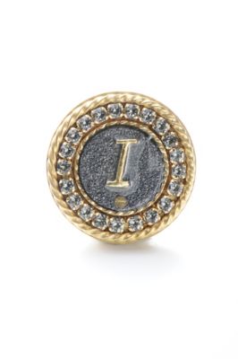 ＜リベルタス ゴルフィーノ/LIBERTAS GOLFINO＞ イニシャルマーカー/クリスタルブラック Ｉ 【三越・伊勢丹/公式】