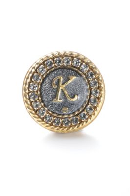 ＜リベルタス ゴルフィーノ/LIBERTAS GOLFINO＞ イニシャルマーカー/クリスタルブラック Ｋ 【三越・伊勢丹/公式】