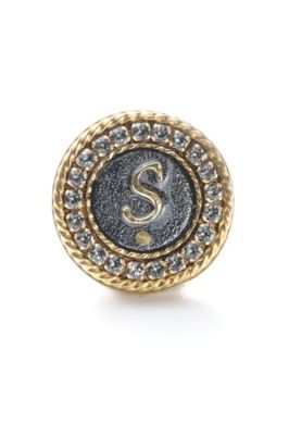 ＜リベルタス ゴルフィーノ/LIBERTAS GOLFINO＞ イニシャルマーカー/クリスタルブラック Ｓ 【三越・伊勢丹/公式】