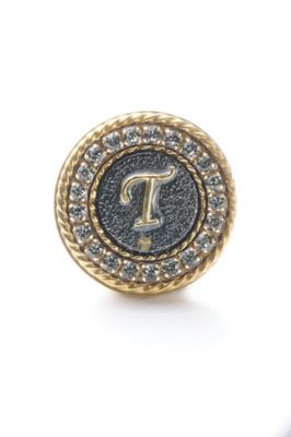 ＜リベルタス ゴルフィーノ/LIBERTAS GOLFINO＞ イニシャルマーカー/クリスタルブラック Ｔ 【三越・伊勢丹/公式】