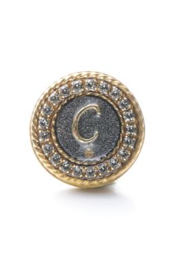 ＜リベルタス ゴルフィーノ/LIBERTAS GOLFINO＞ イニシャルマーカー/クリスタルブラック Ｃ 【三越・伊勢丹/公式】