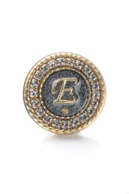 ＜リベルタス ゴルフィーノ/LIBERTAS GOLFINO＞ イニシャルマーカー/クリスタルブラック Ｅ 【三越・伊勢丹/公式】