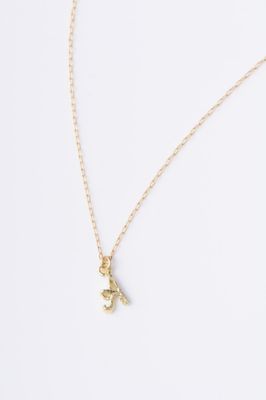 ＜KAORU＞イニシャルネックレス「A」