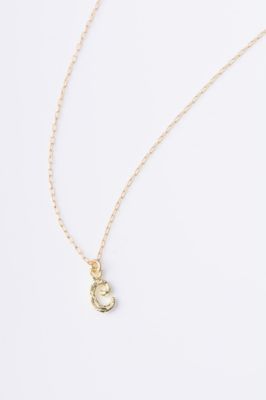 ＜KAORU＞イニシャルネックレス「C」