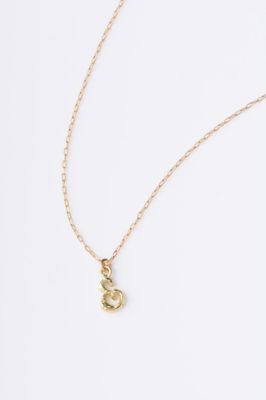 ＜KAORU＞イニシャルネックレス「E」