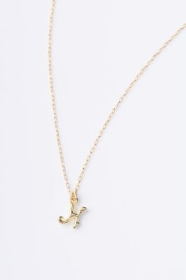 ＜KAORU＞イニシャルネックレス「H」