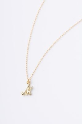 ＜KAORU＞イニシャルネックレス「M」