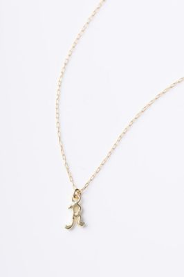 ＜KAORU＞イニシャルネックレス「R」