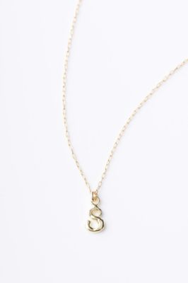 ＜KAORU＞イニシャルネックレス「S」