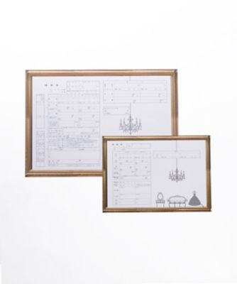 ＜イセタン ブライド/isetan bride＞ <婚姻届製作所xイセタン ブライド>婚姻証明書 ブライズルーム(C006*) ホワイト 【三越・伊勢丹/公式】