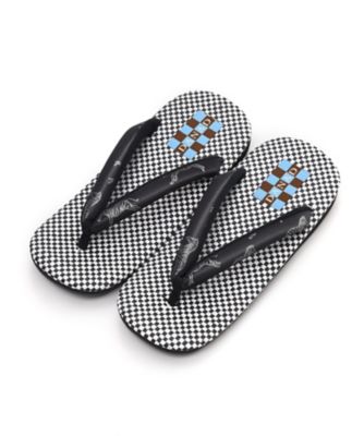 カフェぞうりZETTA No.8050(台:白黒・鼻緒:黒、シマウマ) 【三越・伊勢丹/公式】