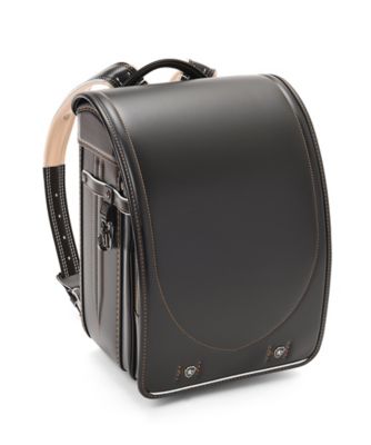 ＜ブレイブランド＞ランドセル ブラックxゴールド