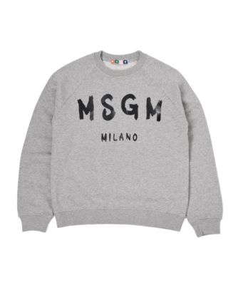 ＜エムエスジーエム/MSGM＞ ロゴスウェットプルオーバー(1941MDM89/154798/797) グレー 【三越・伊勢丹/公式】