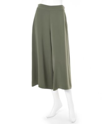 【SALE（三越）】＜ワンフォーイレブン/1411＞ ガウチョパンツ(505-W4004) カーキ 【三越・伊勢丹/公式】