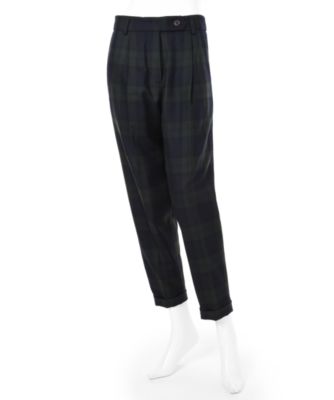 【SALE（伊勢丹）】＜レディ フォア ザ ウィークエンド/Ready for the Weekend＞ ウールパンツ(ISPTFB0011) ブラックウォッチ 【三越・伊勢丹/公式】
