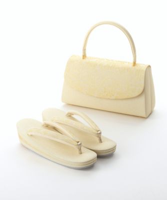 ＜伊と忠＞ 礼装バッグ・草履セット 金唐文 金唐文 金 【三越・伊勢丹/公式】