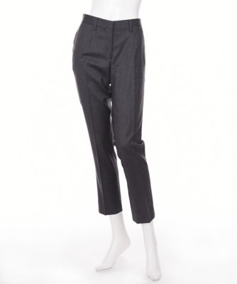 【SALE（三越）】＜ラ モンテ ドゥ ヴァーグ/LA MONTE DE VAGUE＞ x<エキパージュ>ウールベーシックパンツ(KELA4 105) グレー 【三越・伊勢丹/公式】