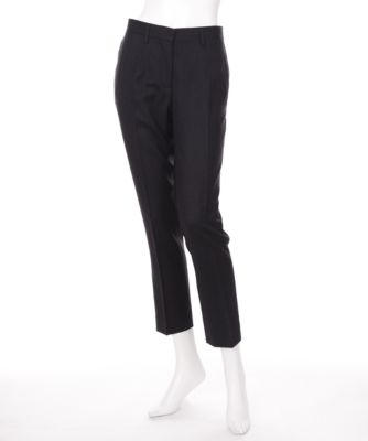 【SALE（三越）】＜ラ モンテ ドゥ ヴァーグ/LA MONTE DE VAGUE＞ x<エキパージュ>ウールベーシックパンツ(KELA4 105) チャコール 【三越・伊勢丹/公式】