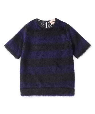 【SALE（三越）】＜N゜21/ヌメロ ヴェントゥーノ＞ P48 セーター(E061-4742) ネイビー／ブルー 【三越・伊勢丹/公式】