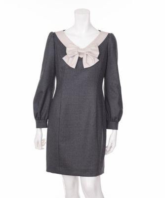 【SALE（三越）】＜BABYMARY for acute grrrl/ベイビー マリー フォー アキュート ガール＞ リボンワンピース(77657800) グレー 【三越・伊勢丹/公式】