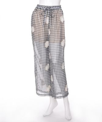 【SALE（三越）】＜MIKIOSAKABE/ミキオサカベ＞ パンツ(kokugi*PT*) ギンガム 【三越・伊勢丹/公式】