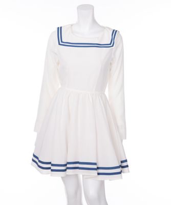 【SALE（三越）】＜ハニーバンチ/Honey Bunch＞ <ハニーバンチミューチュアル>セーラーカラーワンピース(schoolOP ) ホワイト 【三越・伊勢丹/公式】