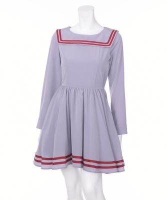 【SALE（三越）】＜ハニーバンチ/Honey Bunch＞ <ハニーバンチミューチュアル>セーラーカラーワンピース(schoolOP ) グレー 【三越・伊勢丹/公式】