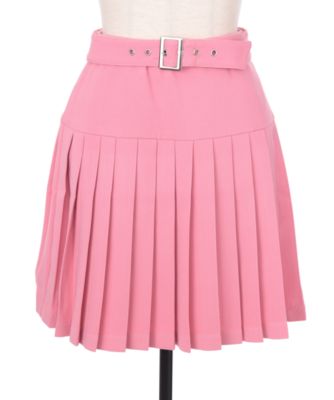 【SALE（三越）】＜ハニーバンチ/Honey Bunch＞ <ハニーバンチミューチュアル>無地スカート(schoolSKmuji) ピンク 【三越・伊勢丹/公式】