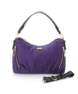 ＜アナ スイ（ANNA SUI）＞2WAYショルダーバッグ「デイジー」（311274） パープル