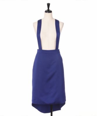 【SALE（三越）】＜GREED international/グリードインターナショナル＞ すもうサスペンダースカート(6057400084) ブルーxブラック 【三越・伊勢丹/公式】