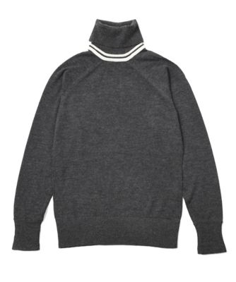 【SALE（三越）】＜LUGHA/ルーガ＞ タートルニット(1502-F-04) グレー 【三越・伊勢丹/公式】