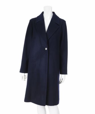 【SALE（三越）】＜クローチェクロス/CROCE CROSS＞ ウールジャージーロングコート BOLOGNA ネイビー 【三越・伊勢丹/公式】