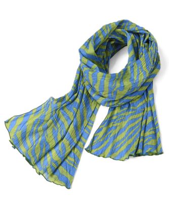 天女(まごころ)手染めストール 青／緑 【三越・伊勢丹/公式】