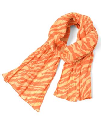 天女(まごころ)手染めストール 橙／黄色 【三越・伊勢丹/公式】