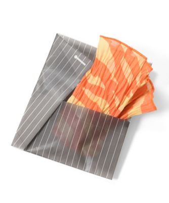 天女ポケットチーフ 橙／黄色 【三越・伊勢丹/公式】