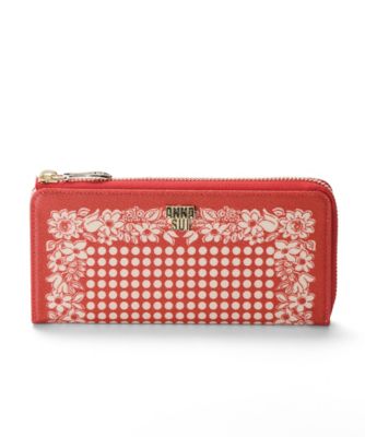 ＜アナ スイ（ANNA SUI）＞「アミューズ」Lファスナー長財布（311310） ドット