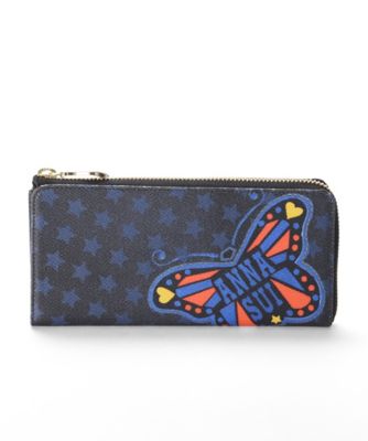 ＜アナ スイ（ANNA SUI）＞「アミューズ」Lファスナー長財布（311310） バタフライ