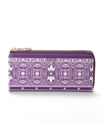 ＜アナ スイ（ANNA SUI）＞「アミューズ」Lファスナー長財布（311310） エスニック
