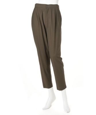 【SALE（三越）】＜ライフ＆スタイル/ライフアンドスタイル＞ タックパンツ PT002 カーキ 【三越・伊勢丹/公式】