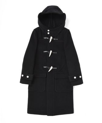 ＜ハイク/HYKE＞ DUFFLE COAT(PILE)(17028) 01BLACK 【三越・伊勢丹/公式】